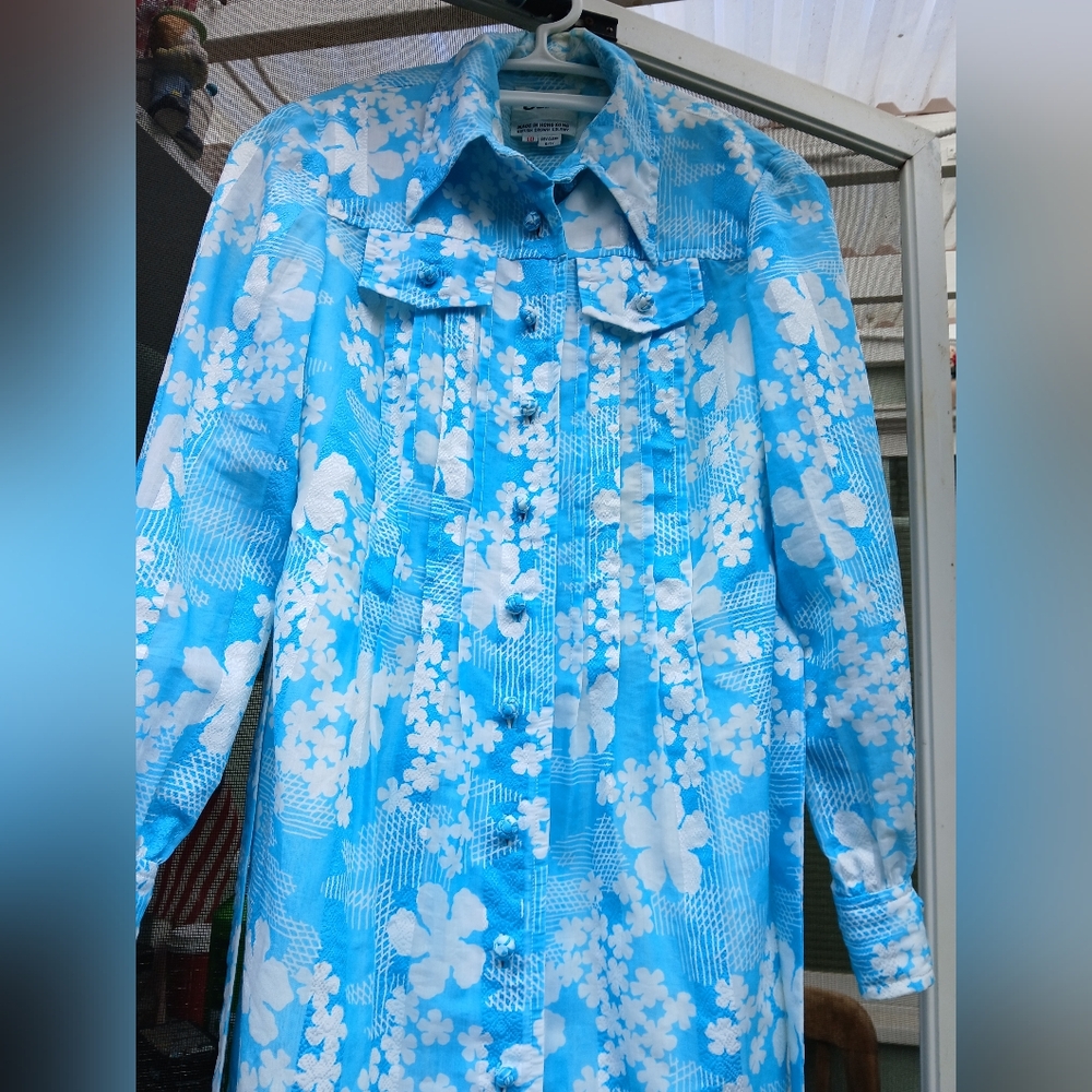 Vintage Casi Dress 1960s Stunning SHIRT Dress Size S/M